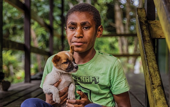 Help give the miracle of sight to adults and children with blinding cataracts, like 13-year-old Patrick, living in remote communities in Papua New Guinea.