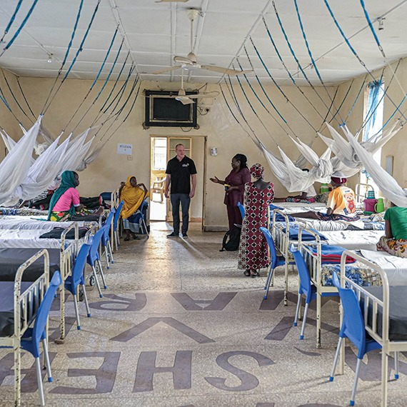 Mothers in Nigeria receiving life-changing obstetric fistula surgery at a cbm-funded hospital.