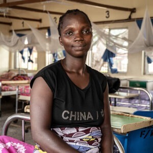 Mary in Nigeria receiving life-changing obstetric fistula surgery at a cbm-funded hospital.