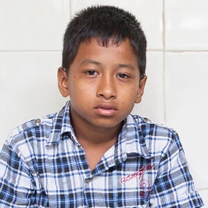 Samarapan in Nepal received sight-saving cataract surgery at a cbm-funded hospital.